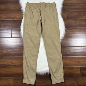 Duluth Trading Men's Size 34‎ Khaki Hike Yeah Standard Fit Jogger Pants 23701